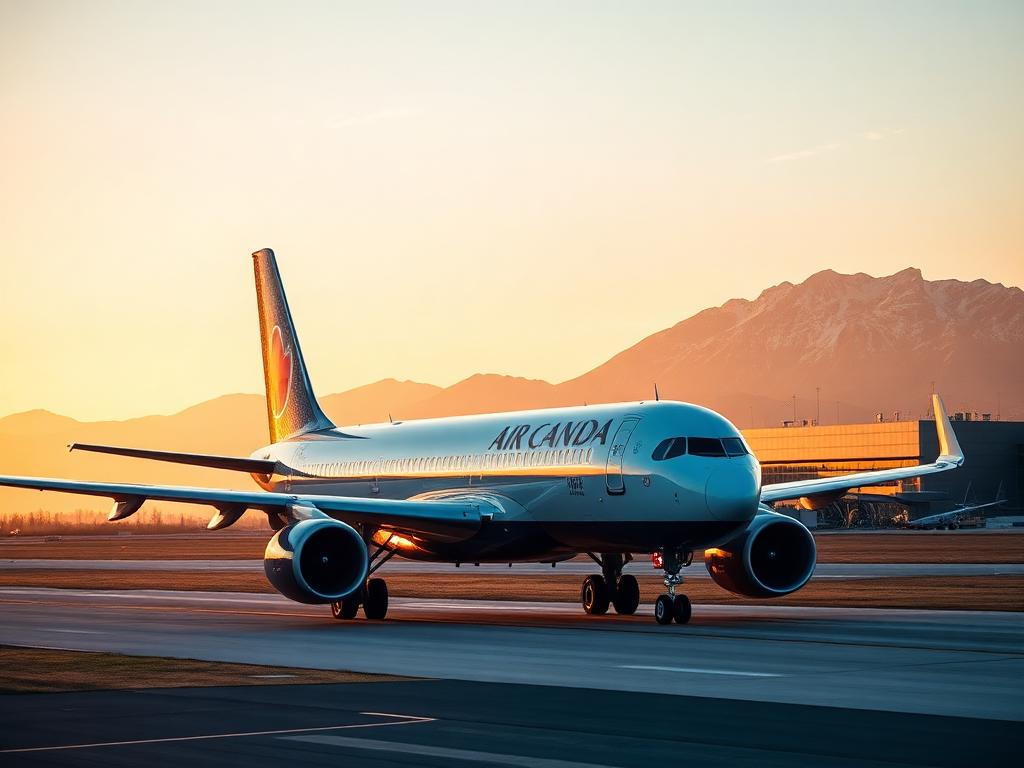 Airplane at UK airport