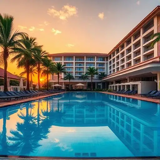 Luxury hotel resort